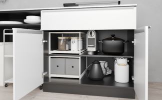 イオンキッチンリフォーム,フレコ,開き扉