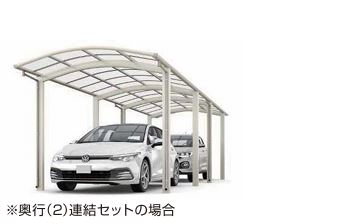 YKKAPカーポート,アリュース600,1台用(4本柱)