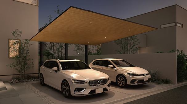 LIXILカーポートSC,ダウンライト