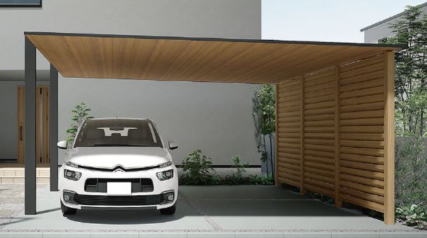 LIXILカーポートSC,Gスクリーン目隠し格子