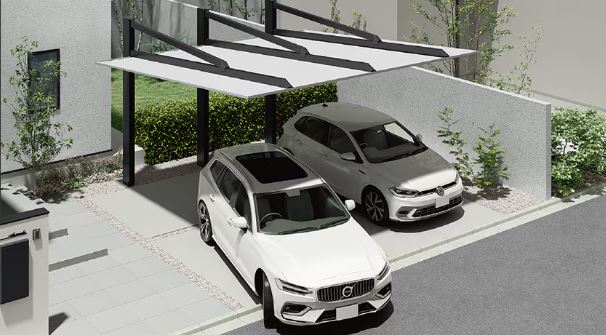 LIXILカーポートSC,後方支持タイプ