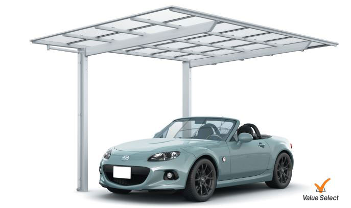 エクスショップ,カーポート,ソリッドポート