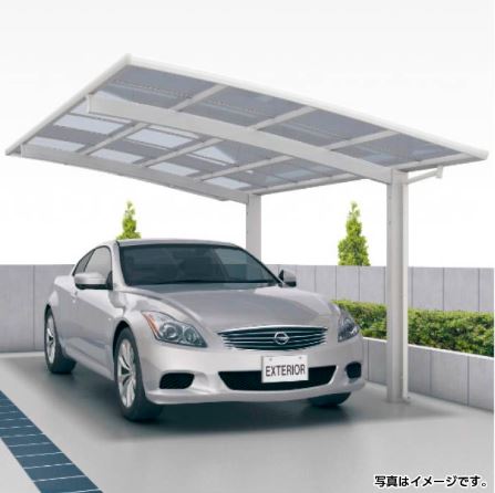 ナフコカーポート工事,オリジナル商品,エコマリームポート,アール型